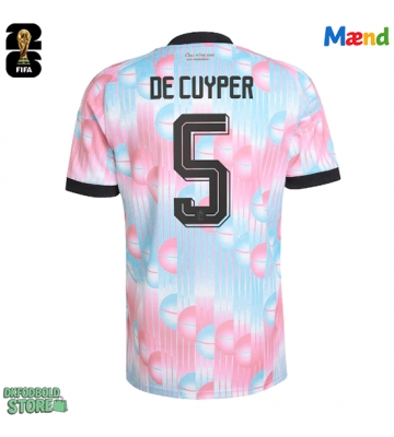 Belgien Maxim De Cuyper #5 Replika Udebanetrøje VM 2026 Kortærmet